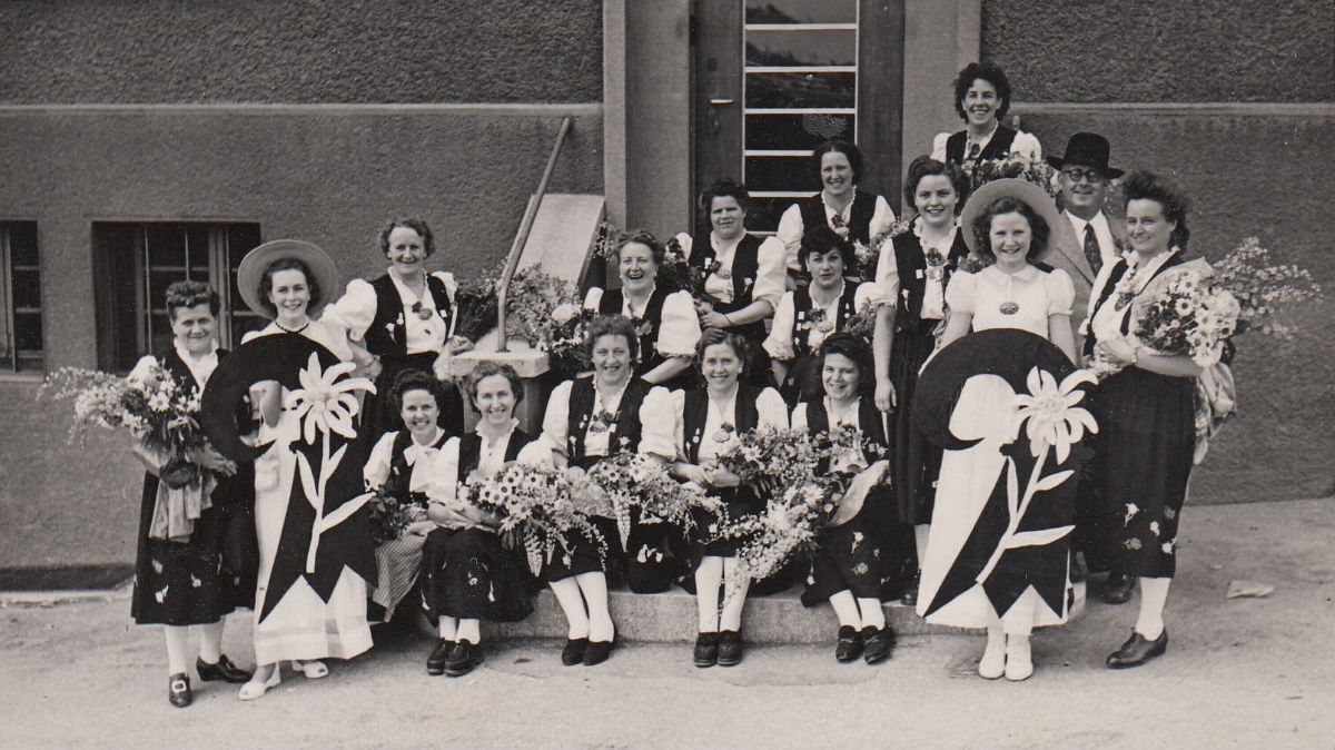 Das 1. Frauen-Jodel-Chörli Basel gehörte bereits in den 1940er-Jahren zu den festen Grössen der Basler Jodlerszene, wie das Bild von 1949 am Eidgenössischen in Bern zeigt.